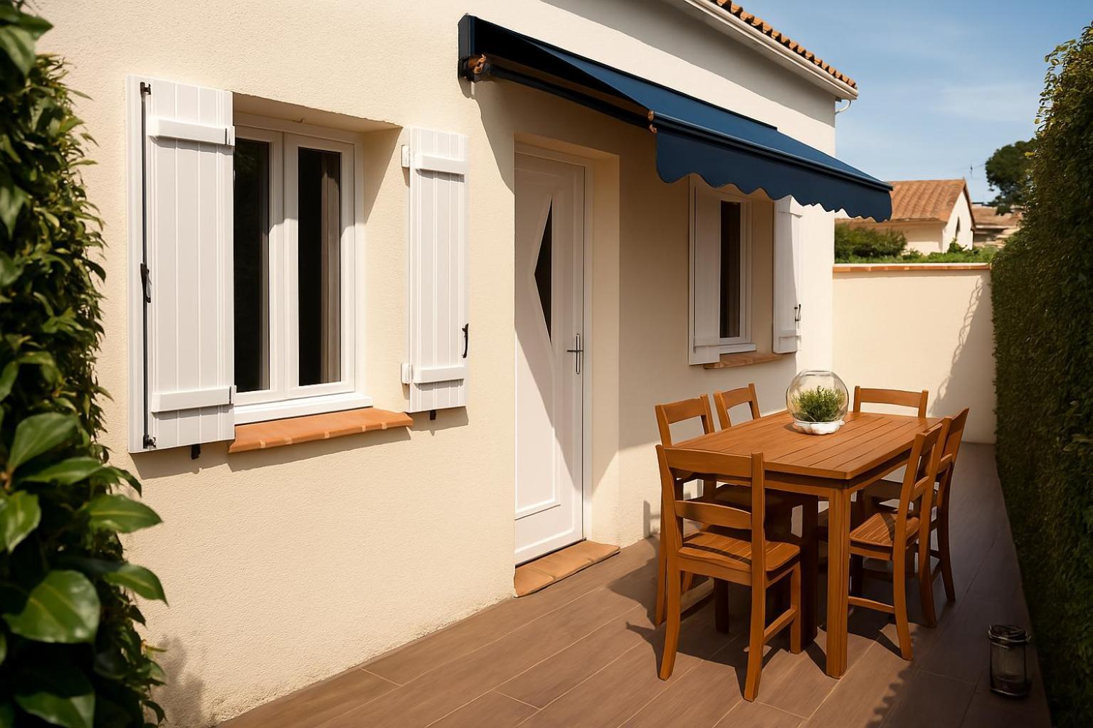 Reve D'azur En Bord De A La Nartelle Avec Piscine Dans La Residence, Terrasse, Bbq, 2 2 Sdb De 35m2 Draps Inclus Casa de Férias *