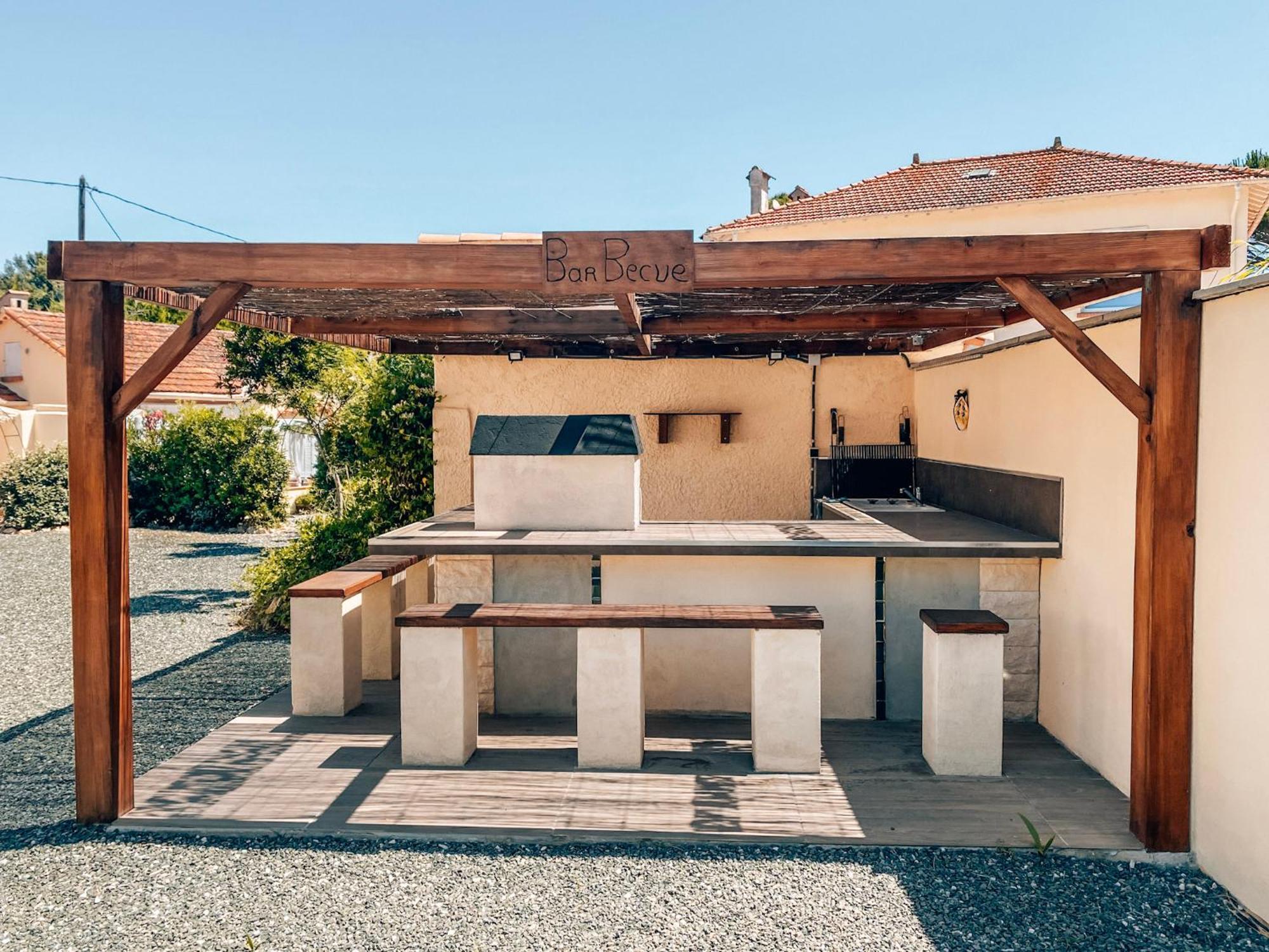 Reve D'azur En Bord De A La Nartelle Avec Piscine Dans La Residence, Terrasse, Bbq, 2 2 Sdb De 35m2 Draps Inclus * Sainte-Maxime